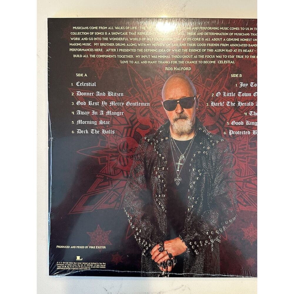 Rob Halford Signed/Autographed Celestial Vinyl LP Record Judas Priest #1 - Picture 7 of 8